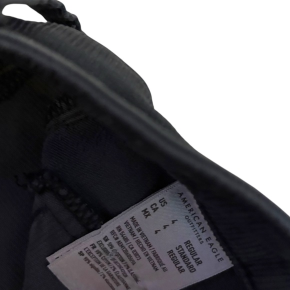 American Eagle Outfitters Black Stretch Corduroy Jeans Size 4 - Picture 3 of 5